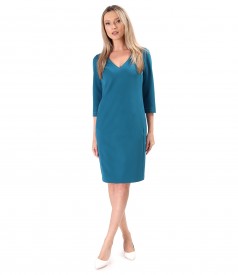 Rochie office din stofa elastica cu viscoza