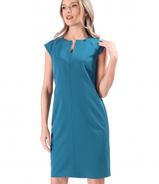 Rochie office din stofa elastica cu viscoza